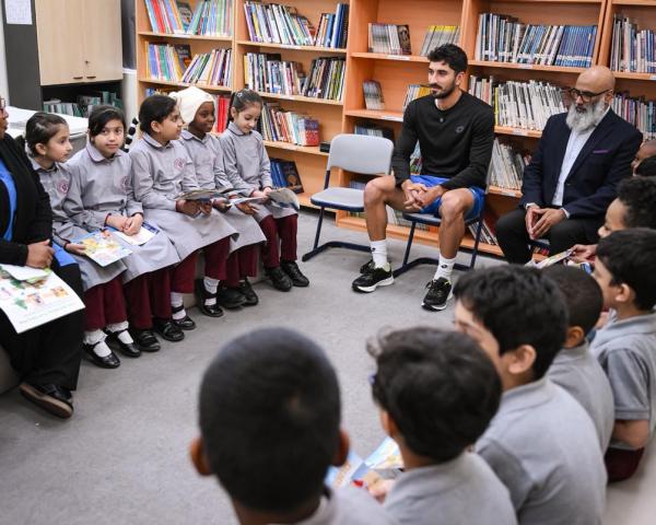 Renowned Tennis Player Hady Habib Visits First Assalam School